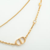 Christian Dior Star Rhinestone Gold Necklace Costume Jewellery